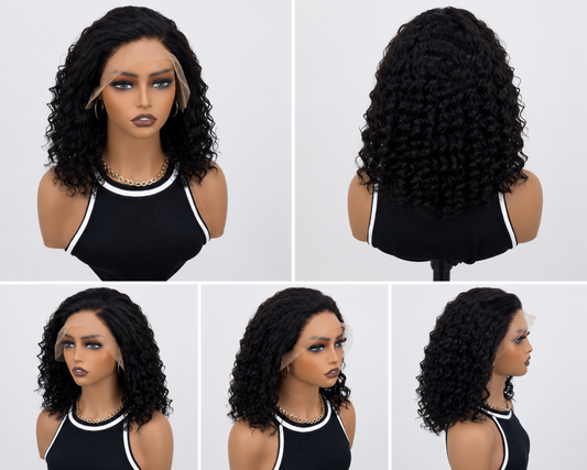 Deep Wave 13x4 Lace Front Bob Wig